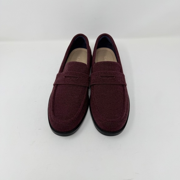 New Rothy's The ReVelvet Penny Loafer Revelvet Syrah Sz 9 - Picture 8 of 13